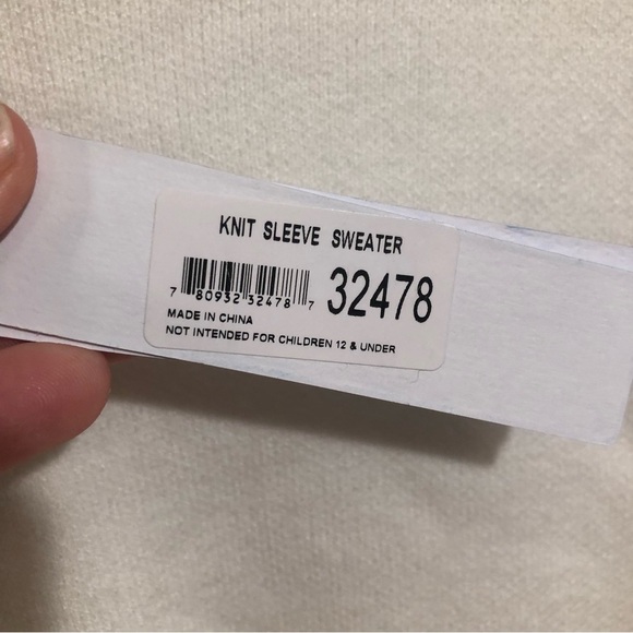 Elsie & Zoey Chunky Knit Crewneck Sweater Size Women L/XL - Picture 6 of 10